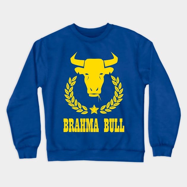 Brahma Bull Golden Crewneck Sweatshirt by DanielCostaart